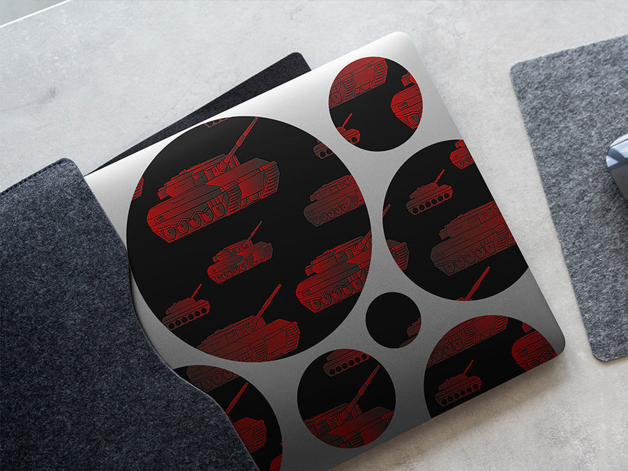red tanks DIY Laptop Stickers