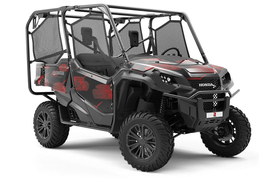Red Tanks Americana Utility Vehicle Vinyl Wrap