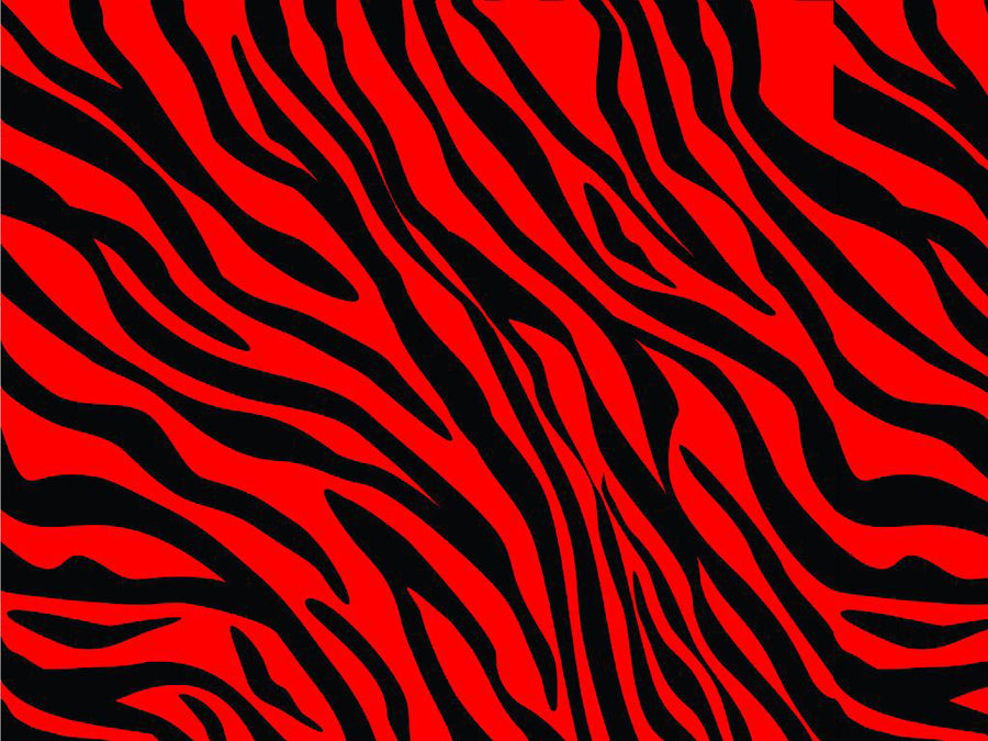 Red Tiger Vinyl Wrap Pattern~Rwraps Series 914 Digitally Printed Vinyl Wrap~0