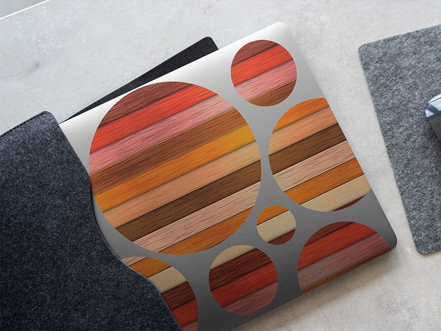 redwood gradient DIY Laptop Stickers