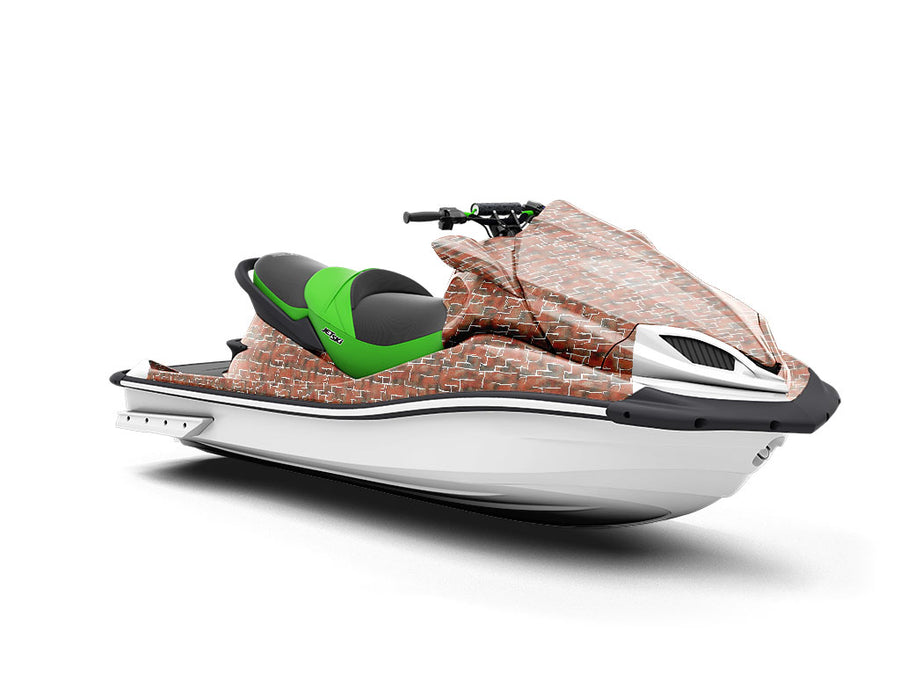 Redwood Red Brick Jet Ski Vinyl Customized Wrap