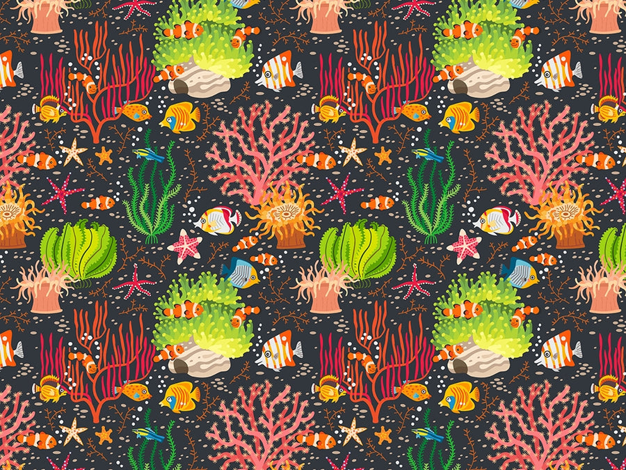 Reef Life Marine Life Vinyl Wrap Pattern~Rwraps Series 914 Digitally Printed Vinyl Wrap~0