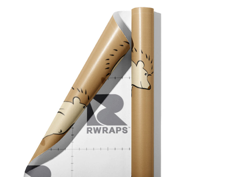 Refined Gentleman Animal Wrap Film Sheets~Rwraps Series 914 Refined Gentleman Animal Scrolled Sheet~3