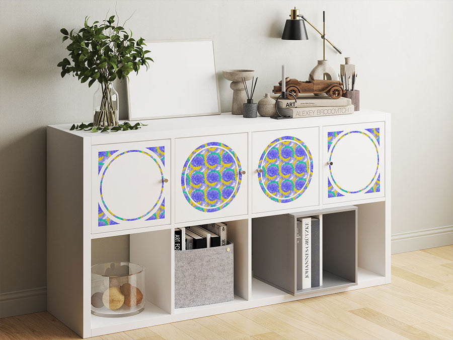 refracting light tie dye DIY Furniture Stickers