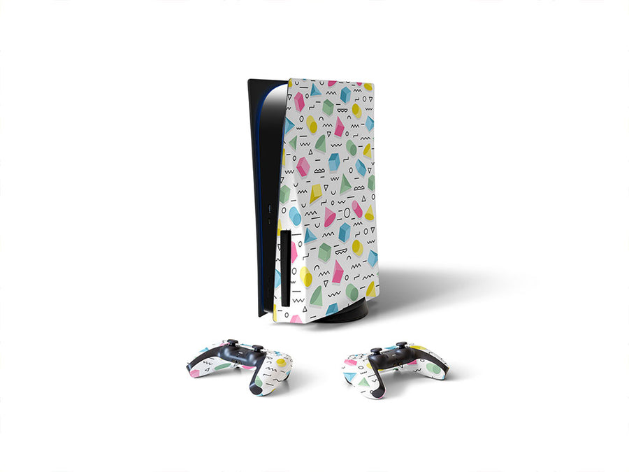 regained equilibrium abstract geometric Sony PS5 DIY Skin
