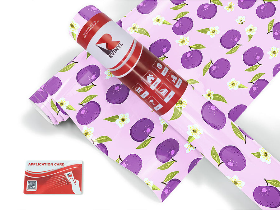 reine claude violette fruit Craft Vinyl Roll