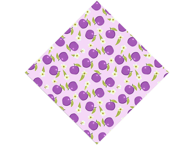 Reine Claudee Violette Fruit Vinyl Wrap Pattern