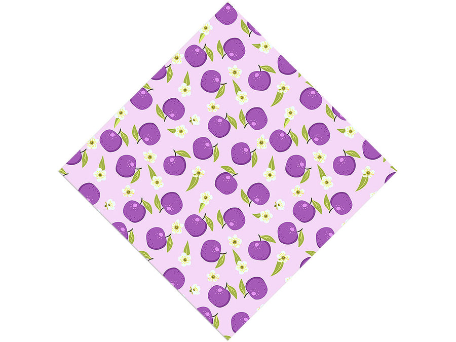 Reine Claudee Violette Fruit Vinyl Wrap Pattern