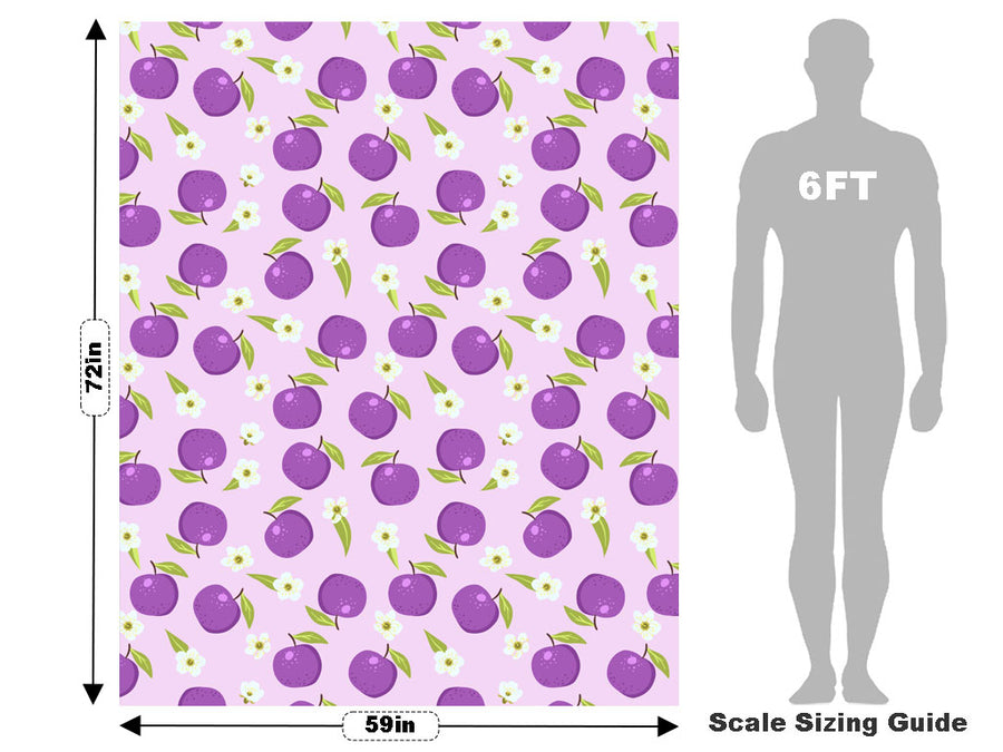 Reine Claudee Violette Fruit Vehicle Wrap Scale~Rwraps Series 914 Reine Claudee Violette Fruit Measurements~1