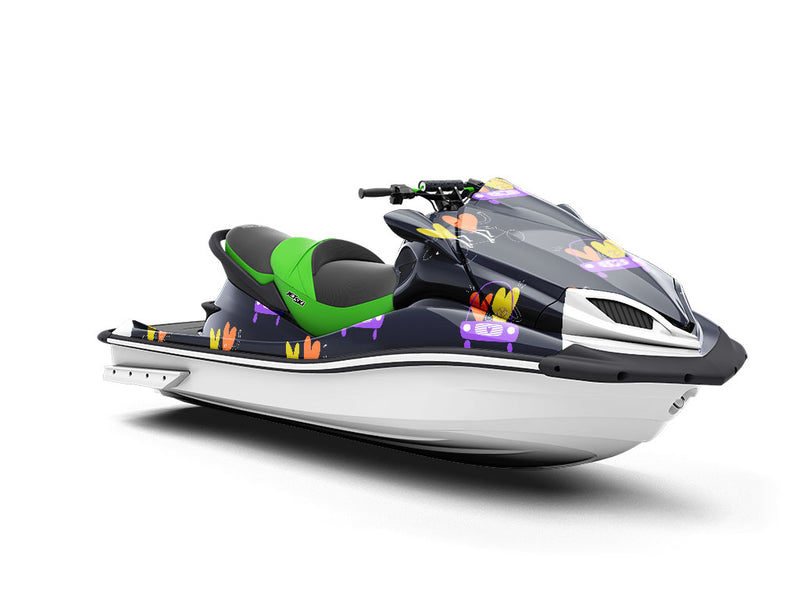 Relationship Goals Heart Jet Ski Vinyl Customized Wrap