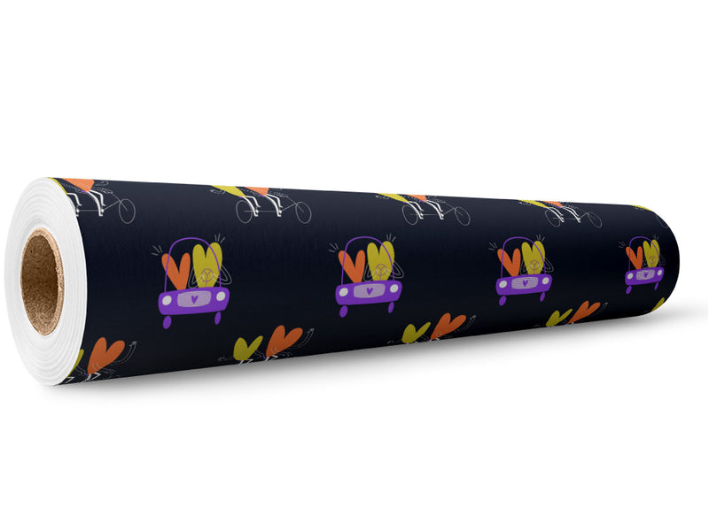 Relationship Goals Heart Wrap Film Wholesale Roll~Rwraps Series 914 Digitally Printed Vinyl Roll~5