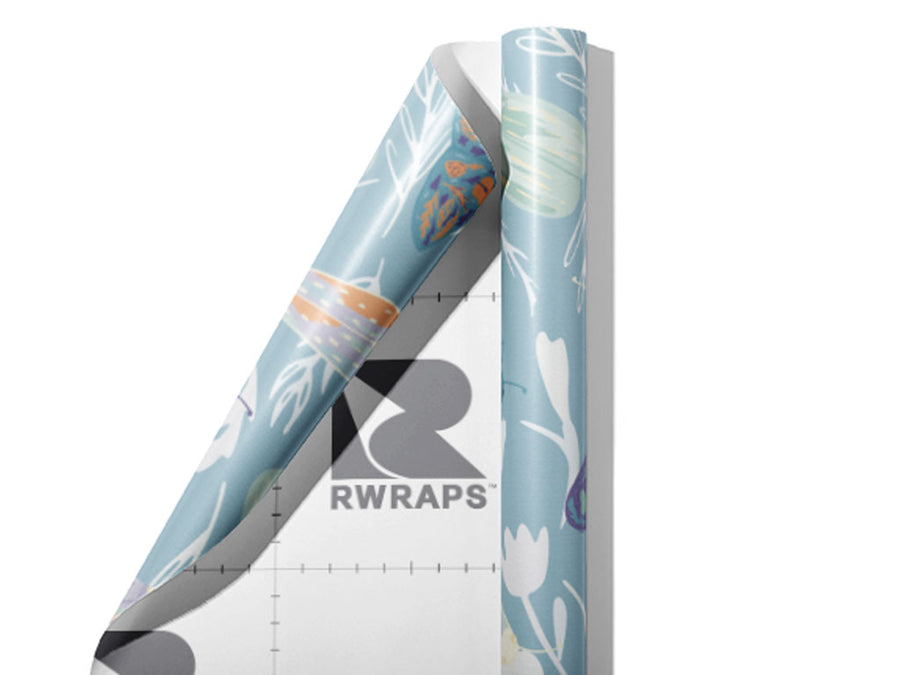 Relaxing Pond Bug Wrap Film Sheets~Rwraps Series 914 Relaxing Pond Bug Scrolled Sheet~3