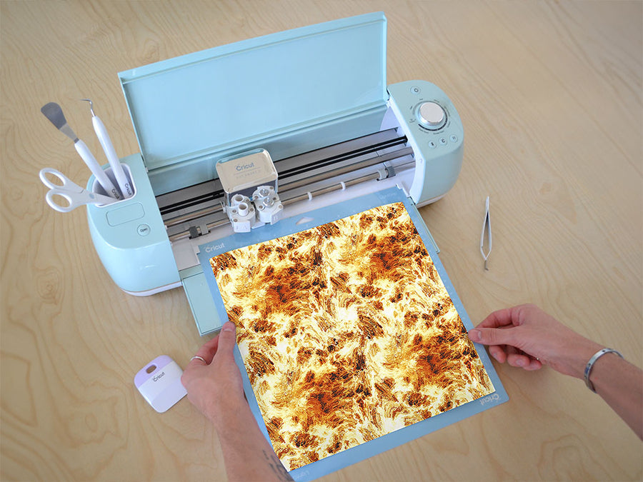 remorseless flames lava Cricut Compatible Vinyl