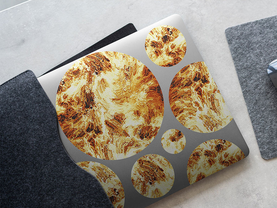 remorseless flames lava DIY Laptop Stickers