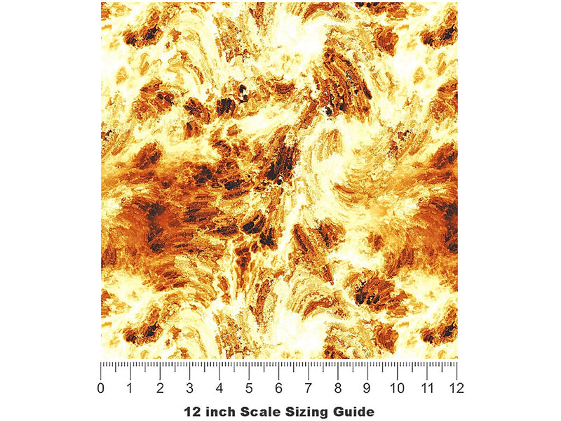 Remorseless Flames Lava Vinyl Film Pattern Size 12 inch Scale~Rwraps Remorseless Flames Lava Sizing Chart~2