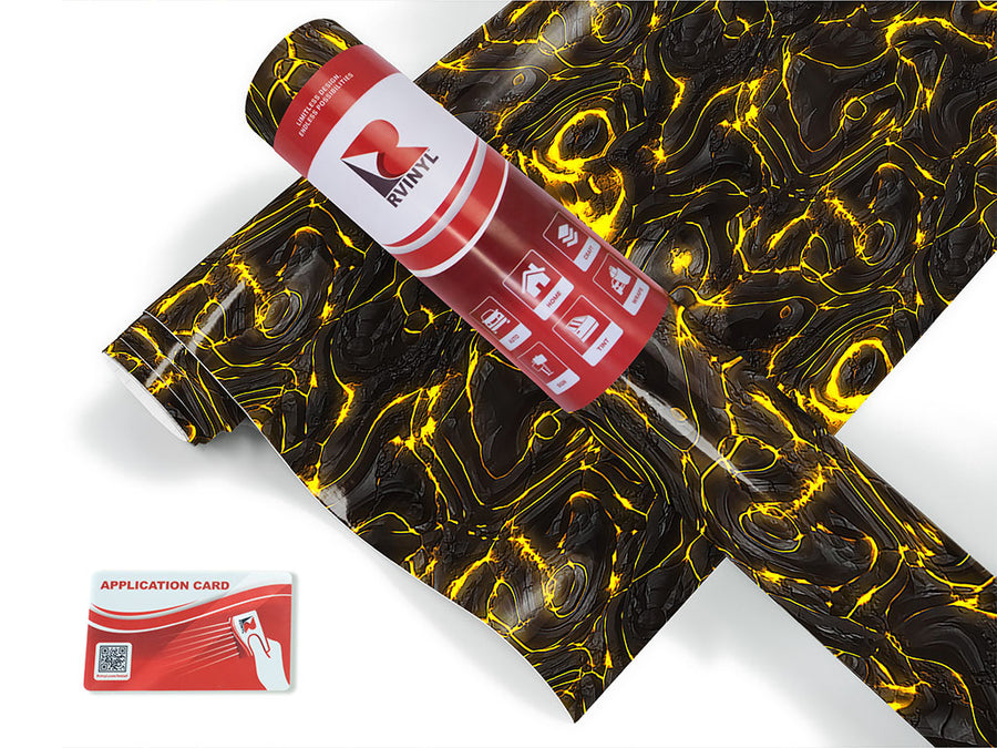 rend the earth lava Craft Vinyl Roll