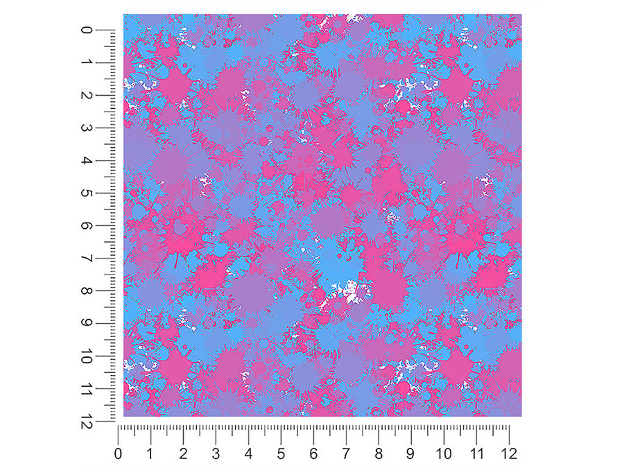 restless lovers paint splatter 1ft x 1ft Craft Sheets