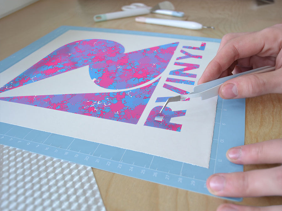 restless lovers paint splatter Easy Weed Craft Vinyl