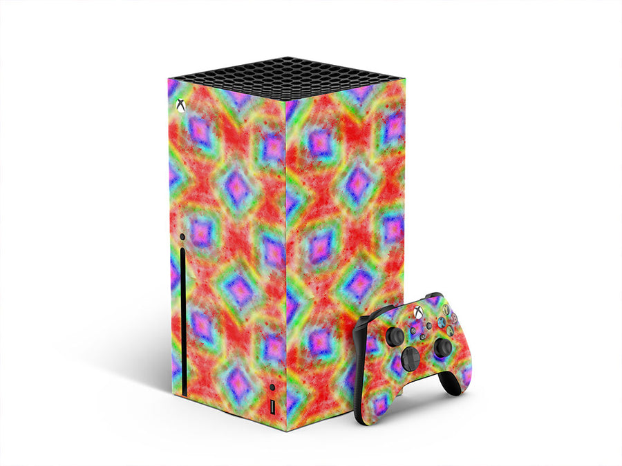 retro flashback tie dye XBOX DIY Decal