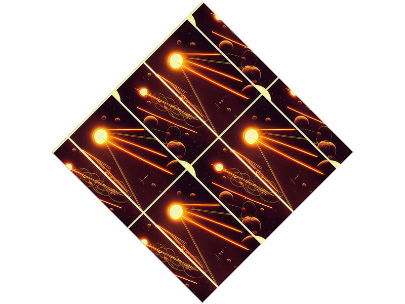 Retro Universe Science Fiction Vinyl Wrap Pattern
