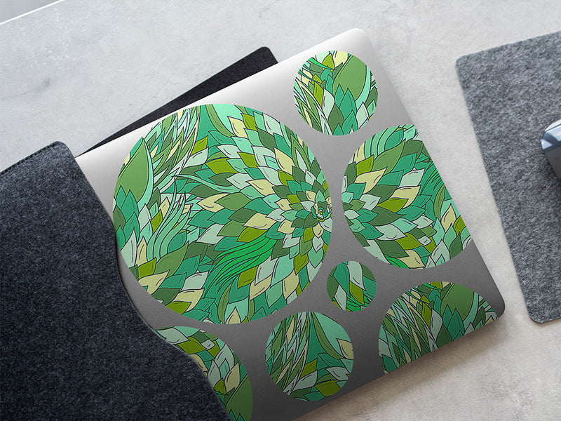 reverend green floral DIY Laptop Stickers
