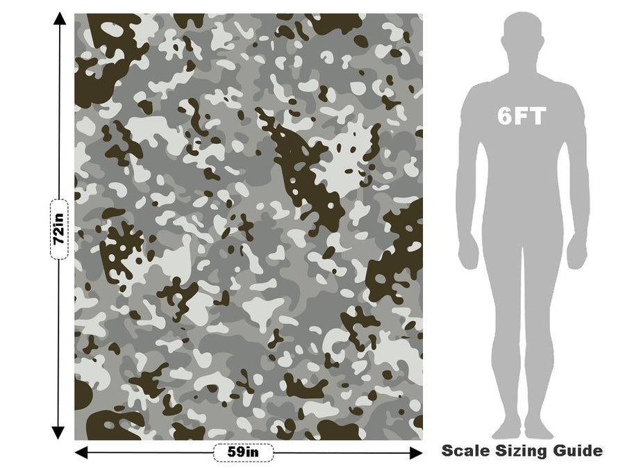 Rhino Woodland Camouflage Vehicle Wrap Scale~Rwraps Series 914 Rhino Woodland Camouflage Measurements~2