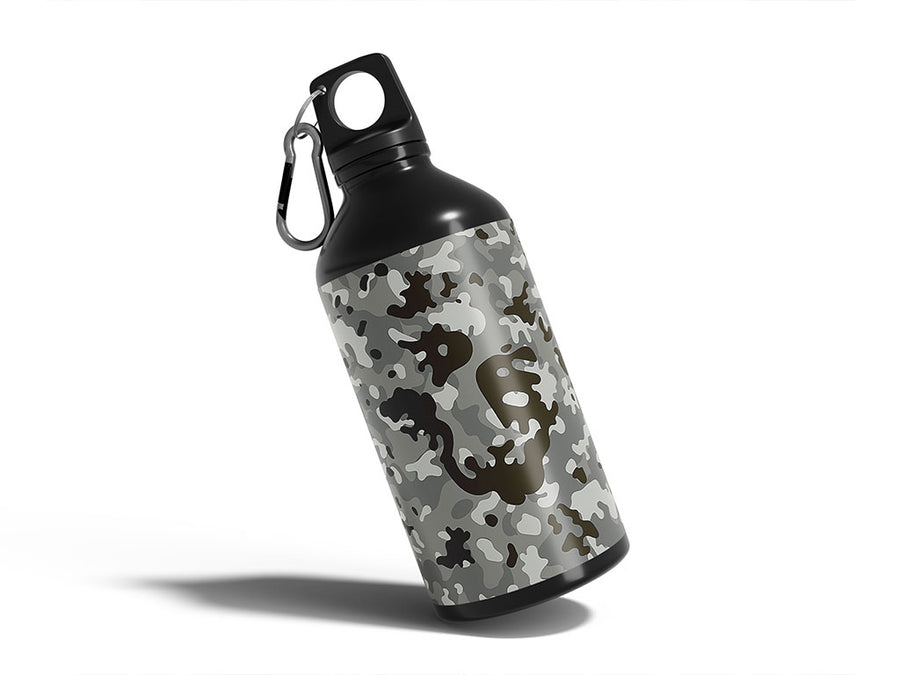 rhino woodland camouflage Water Bottle DIY Stickers