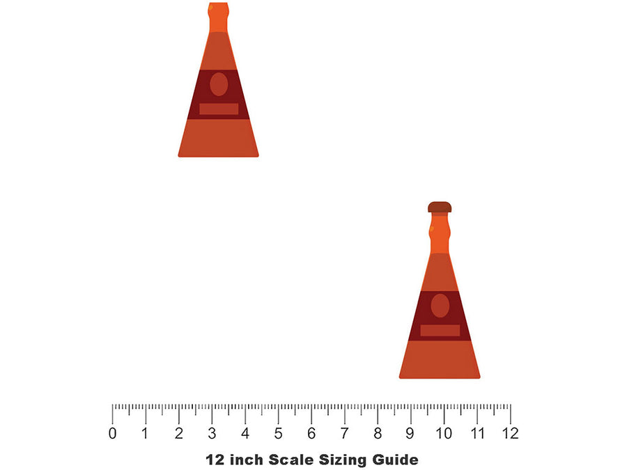 Rich Scotch Alcohol Vinyl Film Pattern Size 12 inch Scale~Rwraps Rich Scotch Alcohol Sizing Chart~2