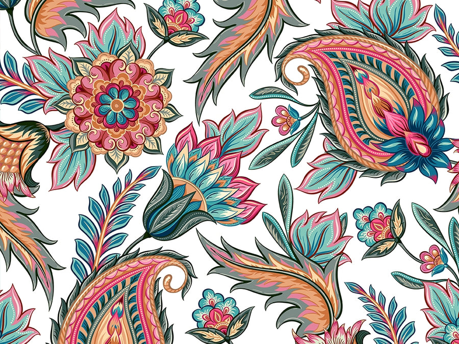 Rich Sensibilities Paisley Vinyl Wrap Pattern~Rwraps Series 914 Digitally Printed Vinyl Wrap~0