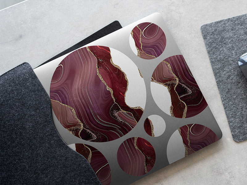 rich wine gemstone films DIY Laptop Stickers