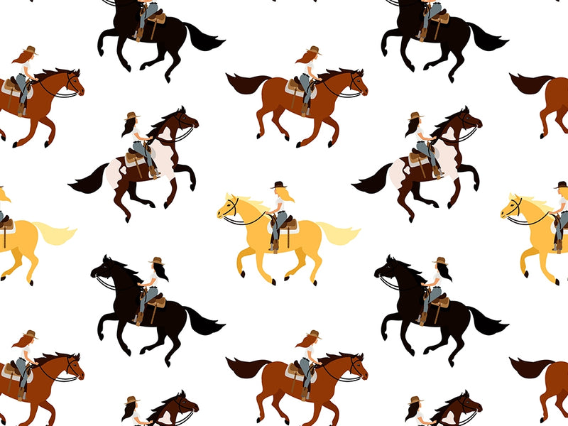Ride Em Cowboy Vinyl Wrap Pattern~Rwraps Series 914 Digitally Printed Vinyl Wrap~0
