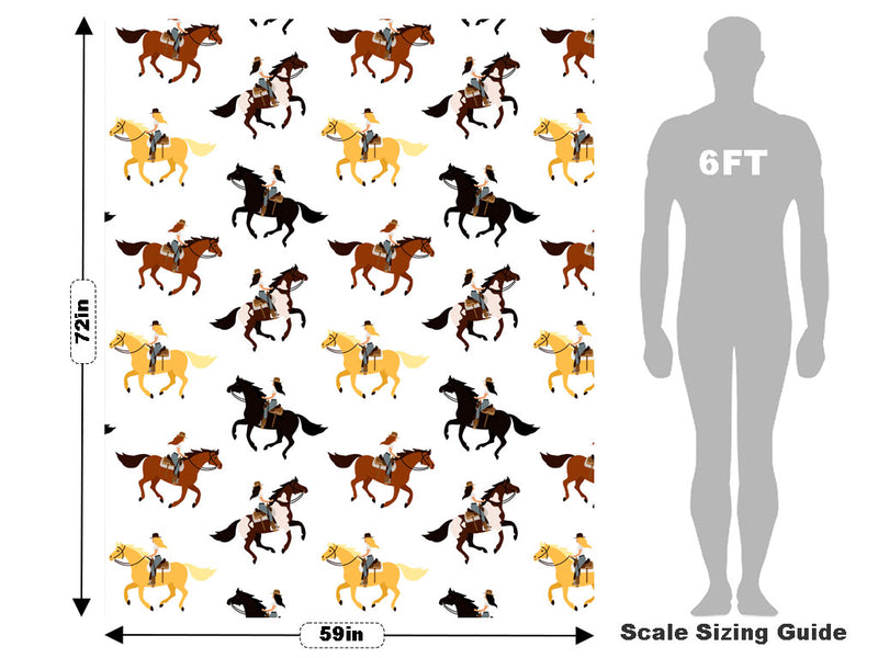 Ride Em Cowboy Vehicle Wrap Scale~Rwraps Series 914 Ride Em Cowboy Measurements~1