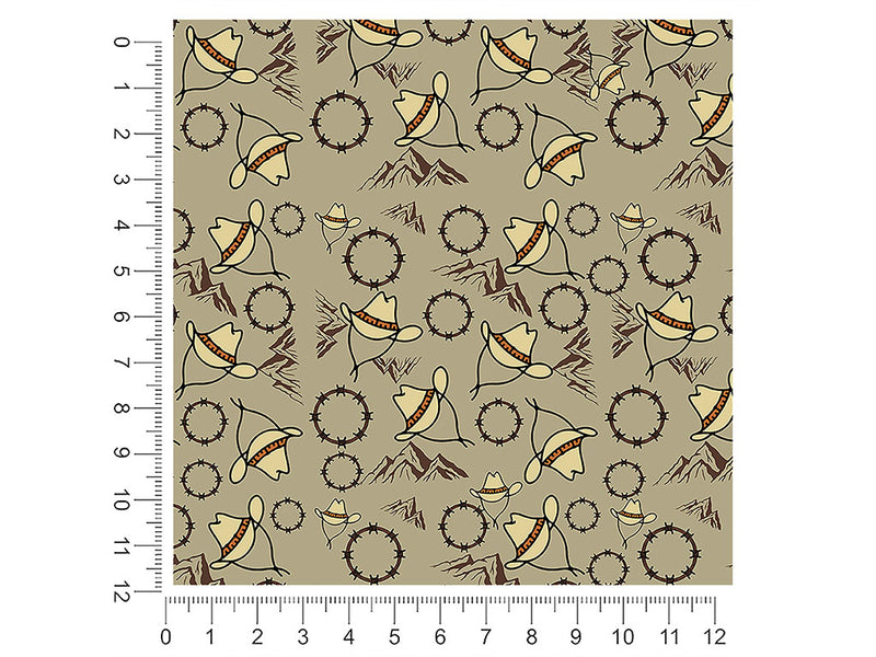 ridge top western 1ft x 1ft Craft Sheets