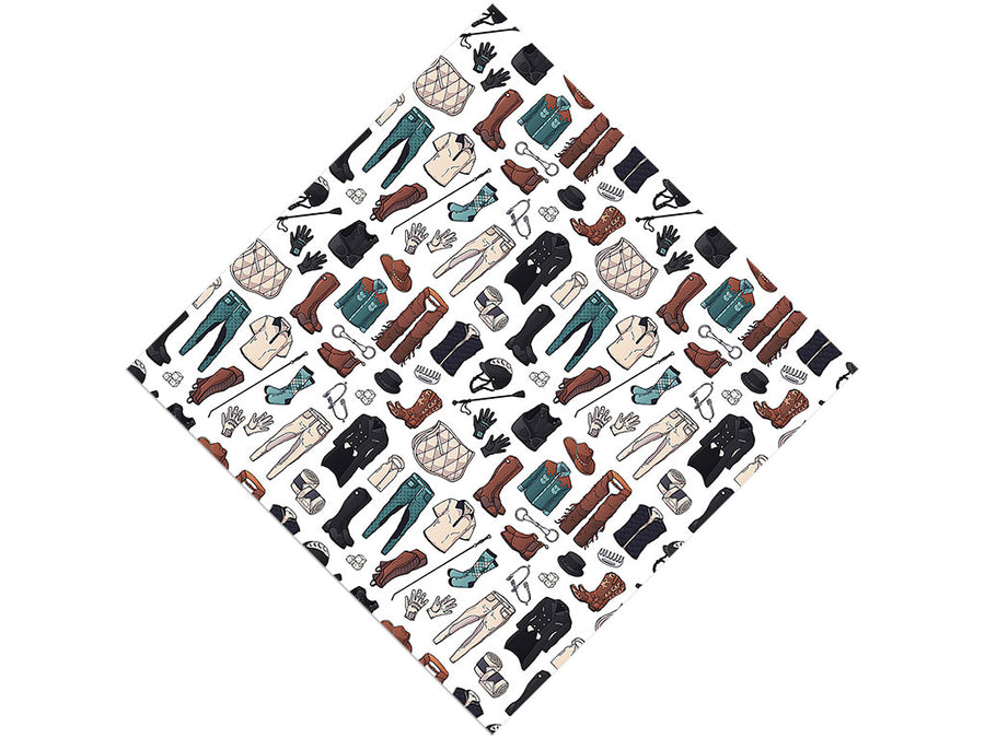Riding Attire Sport Vinyl Wrap Pattern