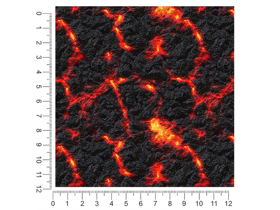 ring of fire lava 1ft x 1ft Craft Sheets