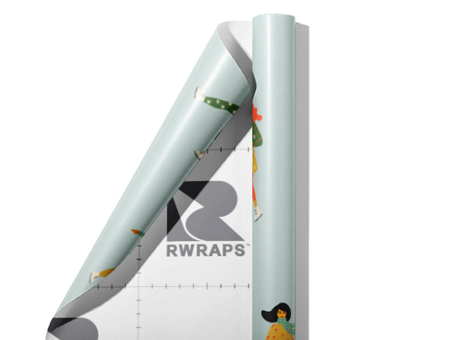 Rink Friends Sport Wrap Film Sheets~Rwraps Series 914 Rink Friends Sport Scrolled Sheet~3