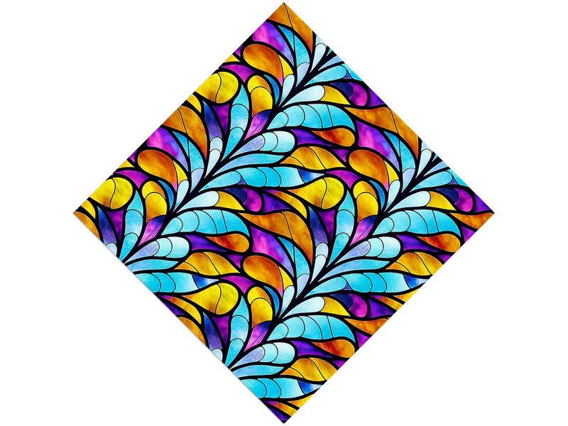 Rising Stalks Stained Glass Vinyl Wrap Pattern