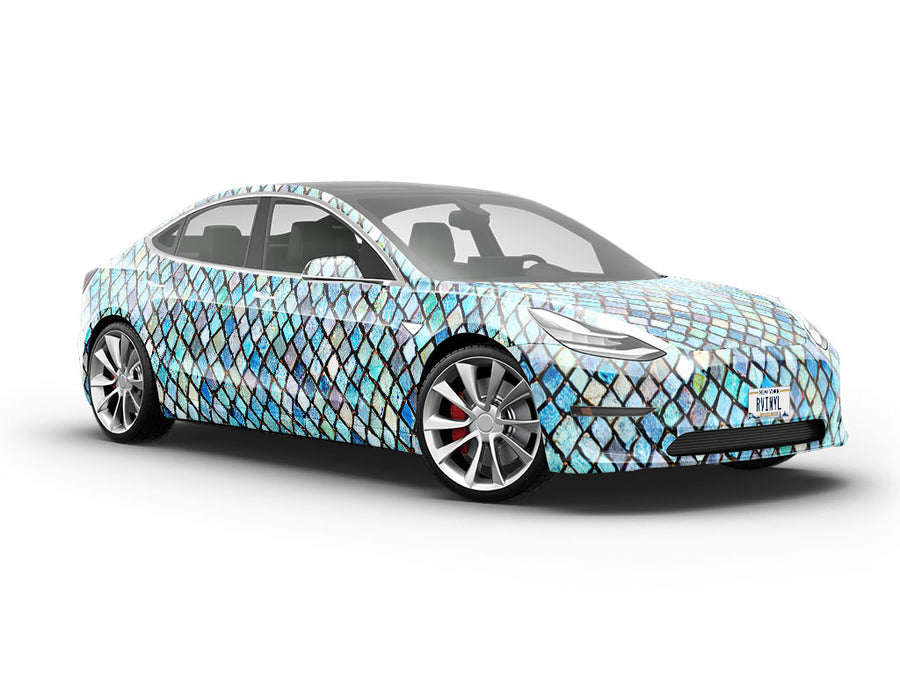River Dragon Cobblestone Vehicle Vinyl Wrap