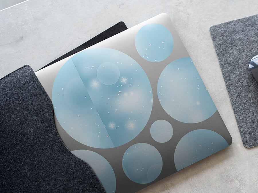 river magic bokeh DIY Laptop Stickers
