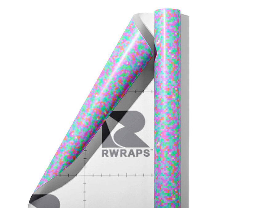 River Salmon Pixel Wrap Film Sheets~Rwraps Series 914 River Salmon Pixel Scrolled Sheet~3