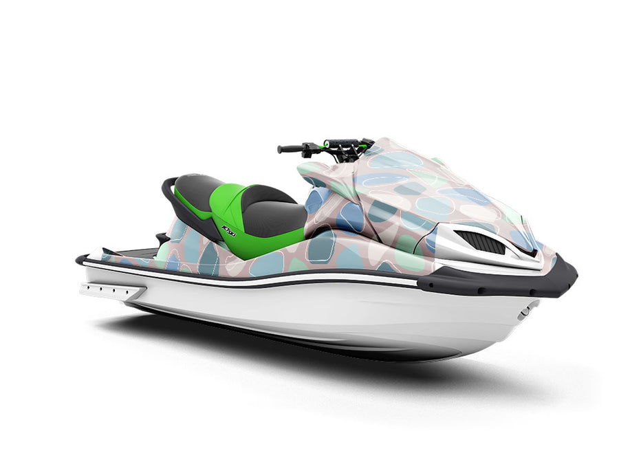 Riverbank Cobblestone Jet Ski Vinyl Customized Wrap