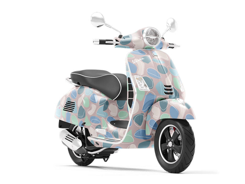 Riverbank Cobblestone Vespa Scooter Wrap Film