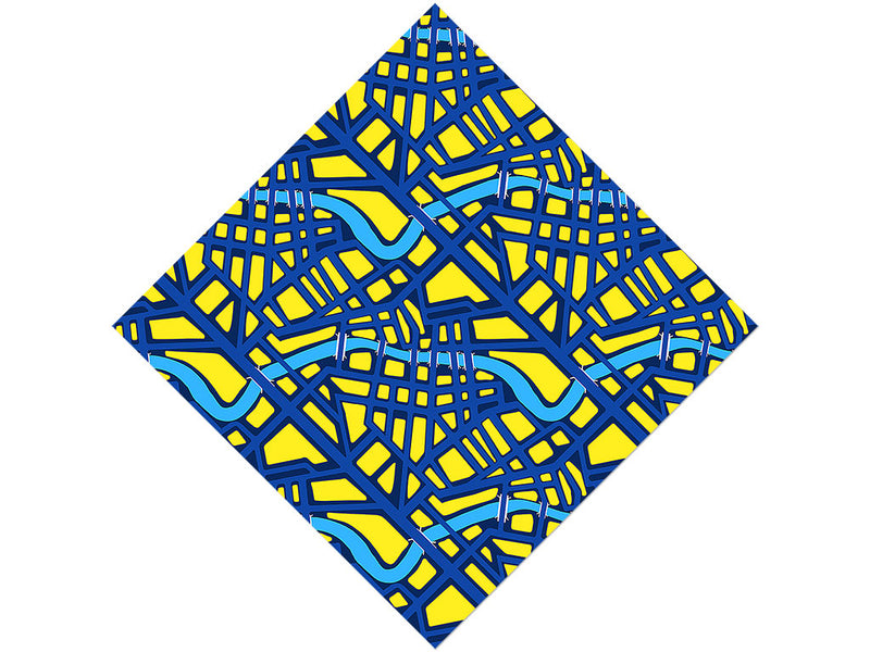 Riverside Roads Cityscape Vinyl Wrap Pattern
