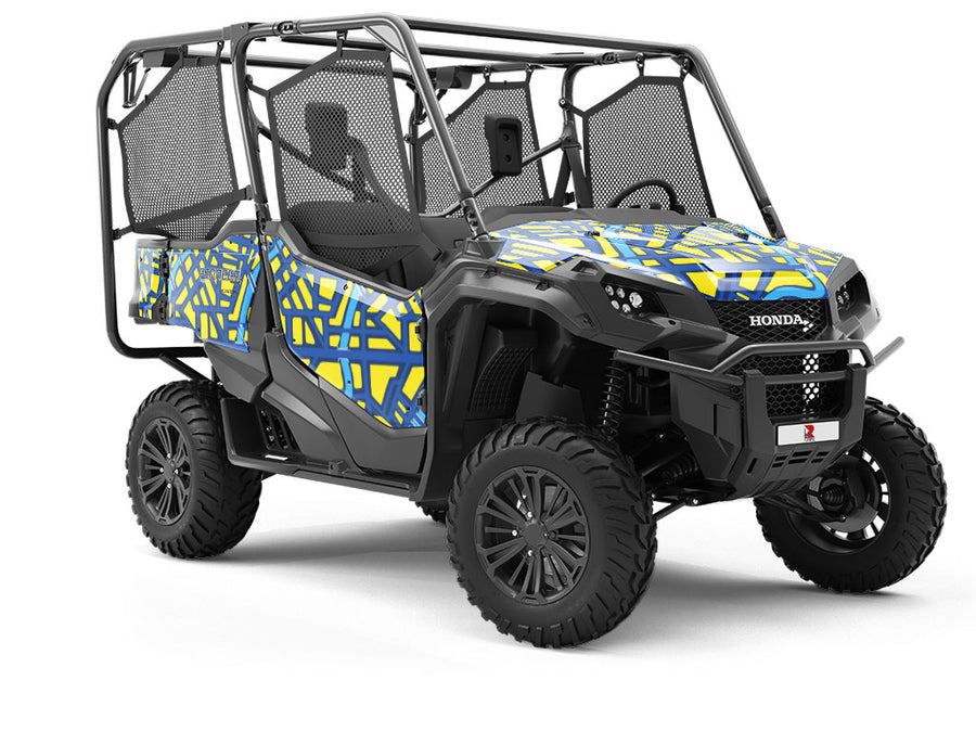 Riverside Roads Cityscape Utility Vehicle Vinyl Wrap