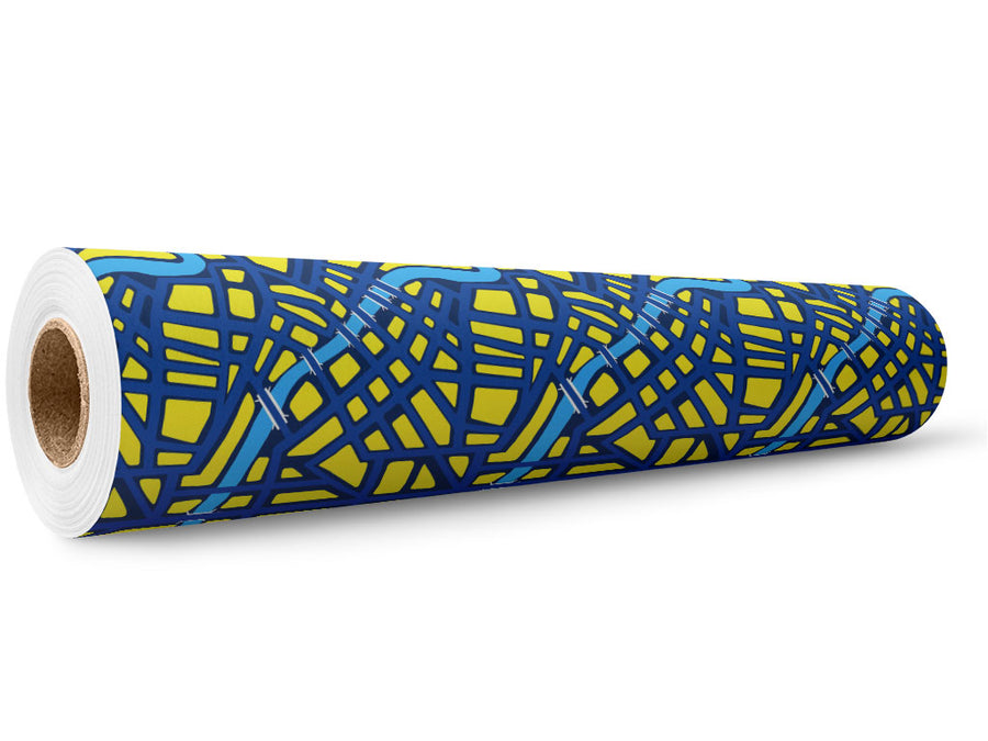 Riverside Roads Cityscape Wrap Film Wholesale Roll~Rwraps Series 914 Digitally Printed Vinyl Roll~5