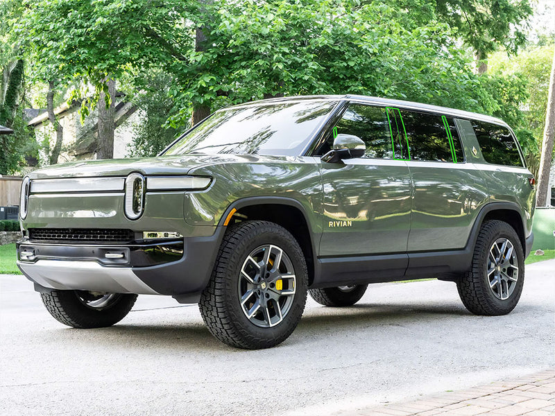 rivian r1s 2022-2023 Pillar Post Trim Installation Location