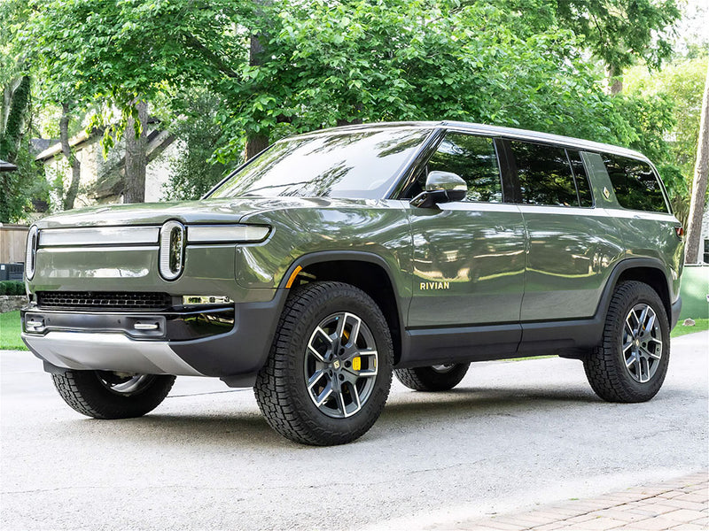 rivian r1s 2022-2023 Matte Black Pillar Trim