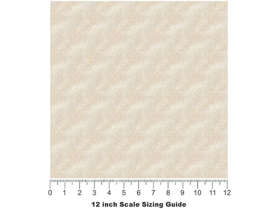 Riviera Limestone Vinyl Film Pattern Size 12 inch Scale~Rwraps Riviera Limestone Sizing Chart~2
