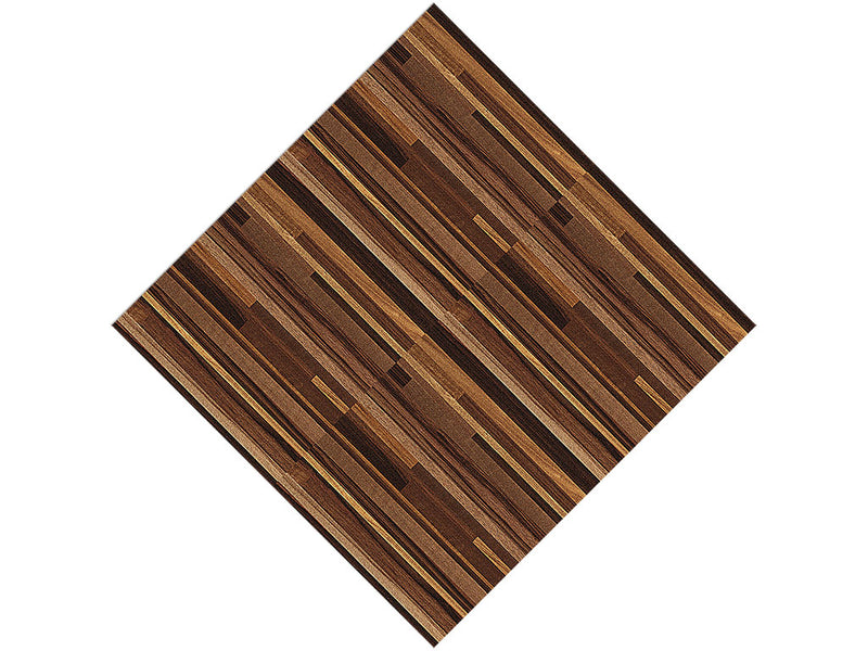 Roanoke Stain Wooden Parquet Vinyl Wrap Pattern
