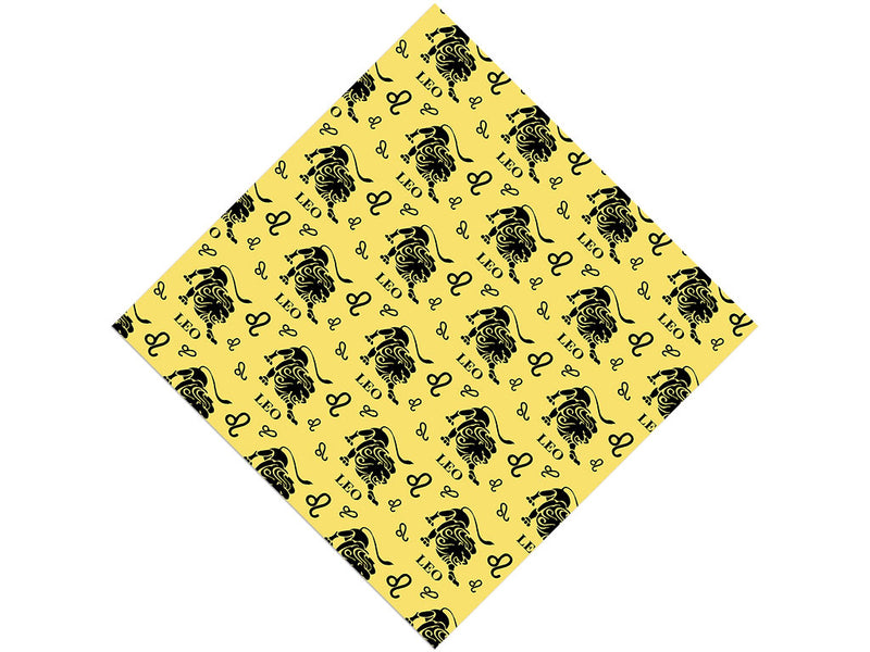Roaring Lion Astrology Vinyl Wrap Pattern